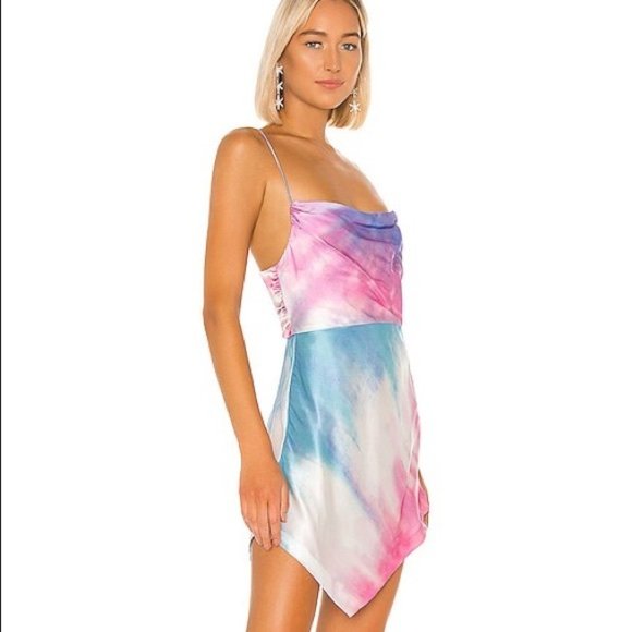 RETROFETE Silk Auris Dress Tie Dye - Picture 3 of 16